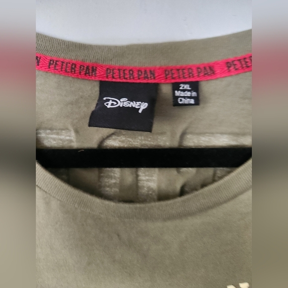 Disney Peter Pan Neverland Cotton Longsleeve Unisex Shirt 2X - Picture 2 of 7